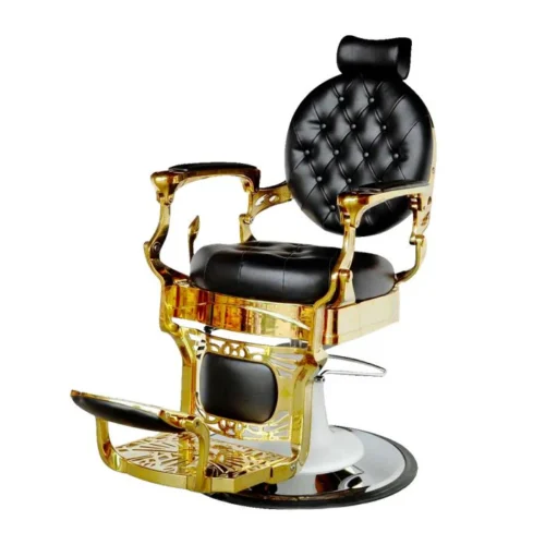 SILLÓN DE BARBERIA - EMPERADOR DORADO - Imagen 2