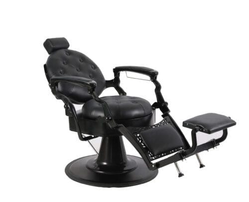 SILLÓN DE BARBERIA - EMPERADOR NEGRO - Imagen 2