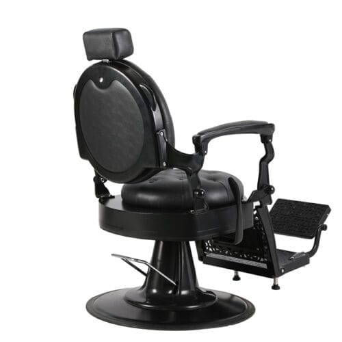 SILLÓN DE BARBERIA - EMPERADOR NEGRO - Imagen 6