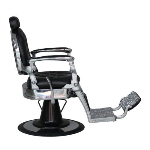 SILLÓN DE BARBERIA - EMPERADOR SILVER - Imagen 3