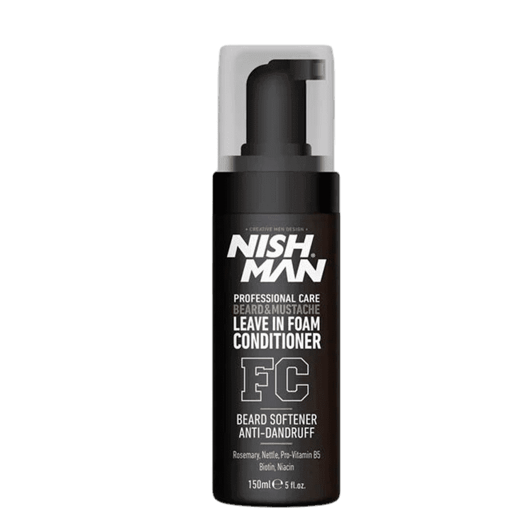 FOAM CONDITIONADOR ESPUMA SUAVIZANTE ANTI-CASPA PARA BARBA Y BIGOTE - NISHMAN FOAM CONDITIONADOR ESPUMA SUAVIZANTE ANTI-CASPA PARA BARBA Y BIGOTE - NISHMAN - Imagen 1